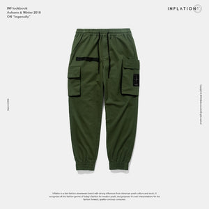 INFLATION Trousers Joggers Solid Pants