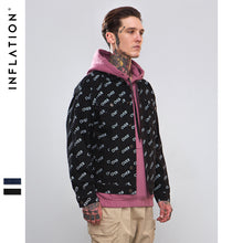 Load image into Gallery viewer, INFLATION Letter Printing Denim Jackets