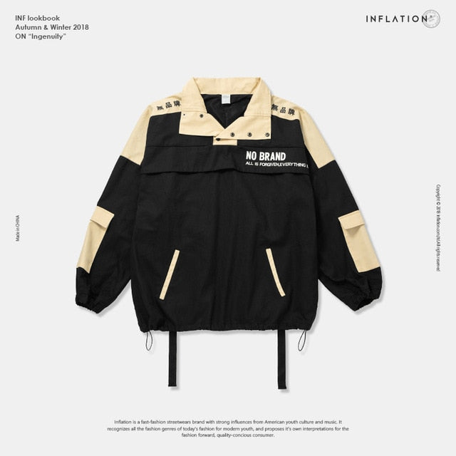 INFLATION Zipper Tracksuit Pullover Jacket