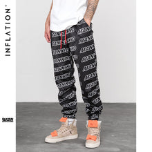 Load image into Gallery viewer, INFLATION Letter Printed Elastic Pants