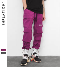 Load image into Gallery viewer, INFLATION Elastic Waist Windbreaker Jogger Sweatpants