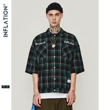 Load image into Gallery viewer, INFLATION Oversize Check Shirt