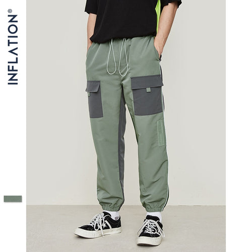 INFLATION Hip Hop Streetwear Cargo Pants