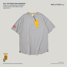 Load image into Gallery viewer, INFLATION Sleeve Stripe Basic T-Shirt