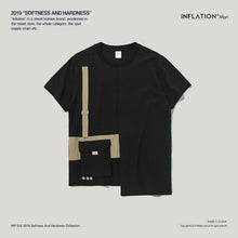 Load image into Gallery viewer, INFLATION  stitching pocket T-shirt