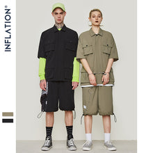 Load image into Gallery viewer, INFLATION Multi-pocket Casual Shirt Oversize